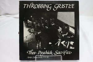 [TK3434LP] LP Throbbing Gristle/Thee Psychick Sacrifice UK盤 二枚組 ajanta cinema,derby 4.12.79 状態並み 音質良好 実験音楽 レア！