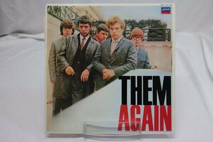 [TK3438LP] LP THEM/THEM AGAIN（ゼム・アゲイン）国内盤準美品 ライナー歌詞対訳 ディスコグラフィ 盤面音質ともに良好 モノラル 激レア！