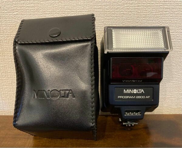 ミノルタ ストロボ MINOLTA PROGRAM 2800 AF フラッシュ