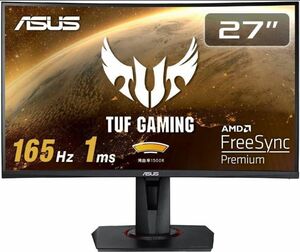 ASUS TUF Gaming 27インチ湾曲 ゲーミングモニター VG27VQ 165Hz フルHD