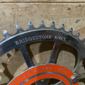 BRIDGESTONE OVAL シングルスピード クランク 48T 中古パーツ OLD VINTAGEの画像3