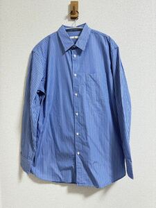 美品！UNIQLO +J スーピマコットン ストライプシャツ M