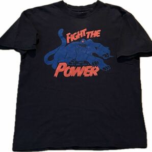 2006s USA製 Old Stussy Fight The Power Tee Shirt オールドステューシー ファイトザパワー Tシャツ Black Panther ブラックパンサー 00sの画像1