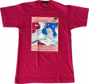 1992s アート物 USA製 90s The Delineator Magazine Tee Shirt デリネーター マガジン Tシャツ 雑誌 Vogue ヴォーグ 20s Art アメリカ古着