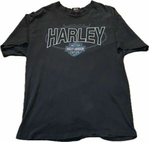 1992s 両面プリント USA製 90s Harley Davidson Las Vegas Vintage Tee Shirt ハーレー ダビッドソン ラスベガス ヴィンテージ Tシャツ