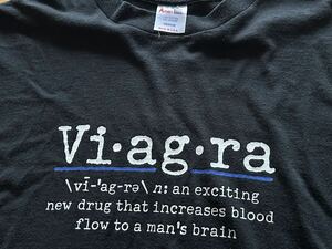 エロ物 USA製 90s Viagra Tee Shirt バイアグラ Tシャツ Vintage ヴィンテージ ジョーク アメリカ古着