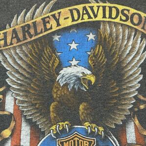 3D Emblem 1991s USA製 90s Harley Davidson Eagle Tee Shirt ハーレー ダビッドソン イーグル Tシャツ Vintage ヴィンテージ 3Dエンブレムの画像5