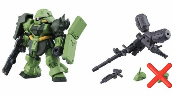 MOBILE SUIT ENSEMBLE ギラ ドーガ MS武器セット