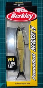 【日本未発売】バークレイ ネッシー 5インチ　Golden Shiner Berkly USA Nessie 5inch