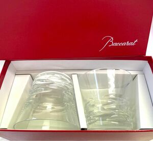 新品　未使用品　バカラ Baccarat2012ペアロックグラス バカラ ロックグラス Baccarat