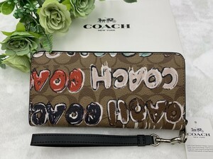 コーチ COACH 長財布 財布 レディース ギフト プレゼント 贈り物 シグネチャー ラウンドファスナー ロング ジップ 新品 未使用 CM837 A331