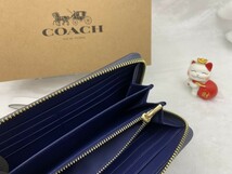 コーチ COACH 長財布 財布 メンズ レディース 誕生日 記念日 ブランド 大容量 シグネチャー ロング ジップ 新品 ファッション C4452 A040_画像9