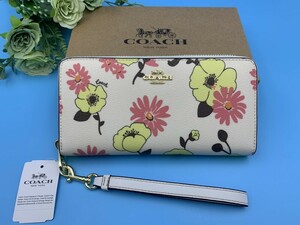 コーチ COACH 長財布 財布 アコーディオン ウォレット 贈り物 ギフト ロング ジップ ファッション 花柄 レディース 新品未使用 C1798 C170