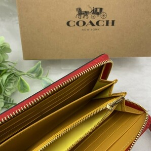 コーチ COACH 長財布 財布 ディズニー x キースヘリング コラボ ミッキーマウス ジップ ギフト ファッション 新品 未使用 C7800 A171Zの画像9