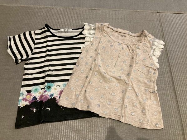 130cm女の子 半袖 Tシャツ カットソー