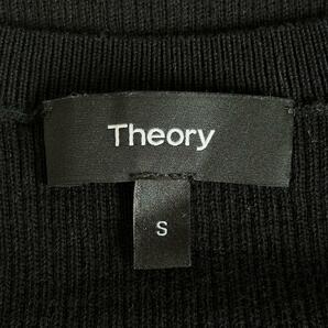 theory セオリー 半袖 カットソー リブ コットン レディース ブラックSの画像10