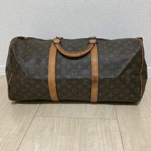 LOUIS VUITTON ルイヴィトン キーポル バンドリエール５０ ボストンバッグ ブラウンの画像2