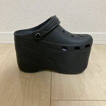 BALENCIAGA バレンシアガ クロックス CROCS ミュール コラボ 厚底 サンダル ブラック_画像8