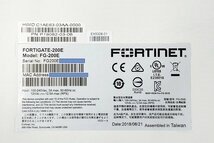 Fortinet/フォーティーネット ファイアウォール Fortigate-200E【ライセンス期限詳細本文にて】5台セット▲FG-200E 中古▲送料無料_画像7