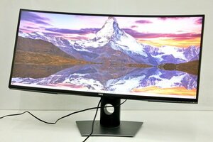 DELL/デル 37.5インチ/38型 曲面モニタ●U3818DW 中古【訳あり品】