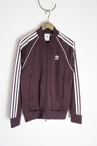  прекрасный товар 22AW ADIDAS Adidas HK7339 LASIC PRIMEBLUE SST TRACK JACKET спортивная куртка темно-красный 411O