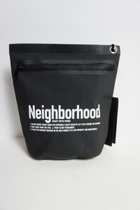 19SS NEIGHBORHOODネイバーフッド ID TARP-L P-POUCH 191HTNH-AC02 防水ポーチ バッグ ケース 黒414O