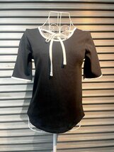 100円スタート！【福岡】カットソー◆GU◆Sサイズ◆身幅28㎝/丈47㎝◆モデルR展示品◆KO330_Ts_画像1