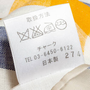 未使用/定8万/ハイクラス◎銘店CHIRK 春夏 IRISH LINEN emBLem タグ付き サマーリネン 46L テーラードジャケット 貝ボタン メンズ L Mの画像10