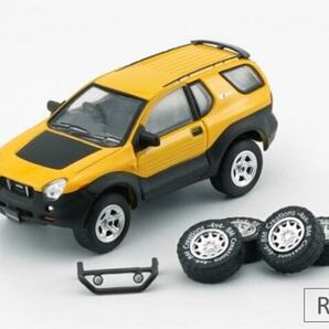 【新品】 1/64 いすゞ ビークロス ISUZU VEHICROSS 1997 -2001 イエロー RHD BM CREATIONSの画像1