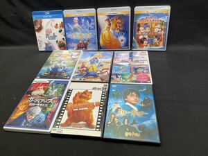 DVD Blu-ray Disney суммировать Beauty and the Beast домашнее животное дыра . снег. женщина . Рождество * Carol голубой 0409-312(6)