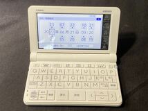 CASIO カシオ EX-word エクスワード XD-SV4750 ホワイト 電子辞書　0417-37(6)_画像2