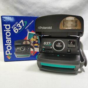 Polaroid ポラロイド 637 フィルムカメラ インスタントカメラ 取扱説明書付き　0422-011(6)　