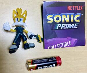 未使用 ソニックプライム コレクタブルフィギュア マスコット ソニック Netflix sonic prime テイルス レア tales figure