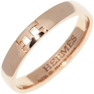 エルメス 指輪 K18PG エヴァー・ヘラクレスリング 幅3.4ミリ H119851B 00046