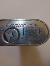【ジャンク品】Cartier ガスライター カルティエ シルバーカラー 波柄 着火未確認_画像7