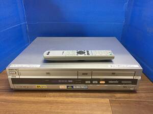 SONY/ソニー VHS/DVD一体型HDDレコーダー RDR-VH85 純正リモコン付　中古品1608