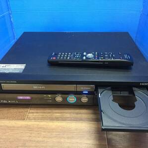 SHARP DV-ACV52 VHS/HDD/DVDレコーダー 純正リモコン付 中古品1734の画像5