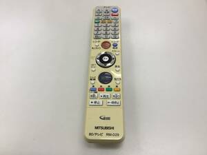 三菱 BD/テレビ リモコン RM-D29 中古品K375