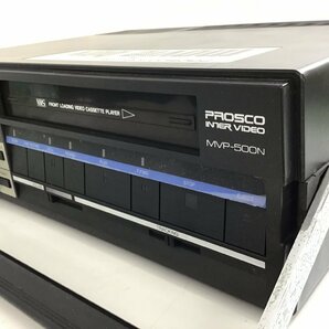 PROSCO INTER VIDEO レトロ VHSプレイヤー MVP-500N 現状品 ●通電確認済み【同梱不可/売り切り/04-43】の画像4