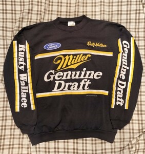 TULTEX Ford スウェット 80年代 90年代 黒系 フォード miller XLサイズ ヴィンテージ レーシング