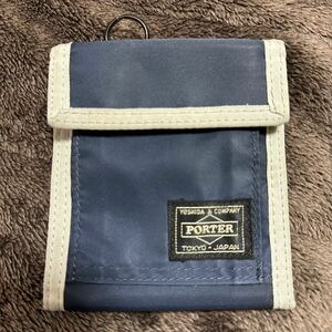 [ genuine article ] Headporter purse wallet coin case PORTER nylon compact Yoshida bag 