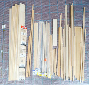 *. such!!!!! fine quality Balsa board material . stick material, destruction material great number RC U navy blue *.mn