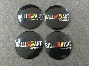 三菱 RALLI ART用 キャップシール 56.5mm ホイールセンター 4枚入★143