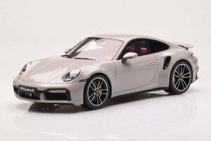 ▲超希少！世界限定！GT-Spirit 1/18 ポルシェ Porsche 911 (992) TURBO S 2020 CRAYON GREY GT431 新品