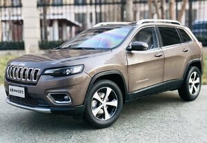 ▲全開閉！Brown！金属製！JEEP特注！1/18 JEEP Cherokee 2020 新品