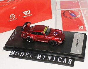 ▲超希少！世界限定！TM 1/64 ポルシェ Porsche 911 964 RWB RAUH-Welt Metallic Red 新品