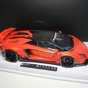 ▲最後1台！Orange！世界50台！GL 1/18 ランボルギーニ LP700-4 Liberty Walk アヴェンタドール LBWK LB Works 新品 Resin Modelの画像2