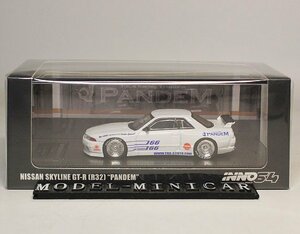 ▲超希少！INNO 1/64 日産 NISSAN GTR ホンダ GT-R R32PANDEM パンデム Rocket Bunny 白 新品