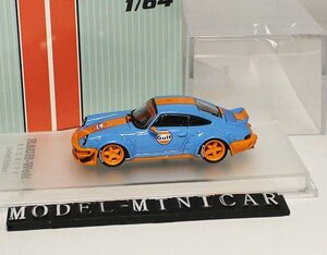 ▲限定品！GULF！CM 1/64 ポルシェ Porsche 911 964 RWB 新品