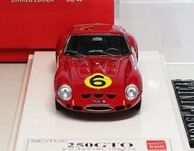 ▲最后1台！世界限定40台！SCM 1/43 フェラーリ Ferrari 250GTO 250 GTO 3647GT #6 新品_画像2